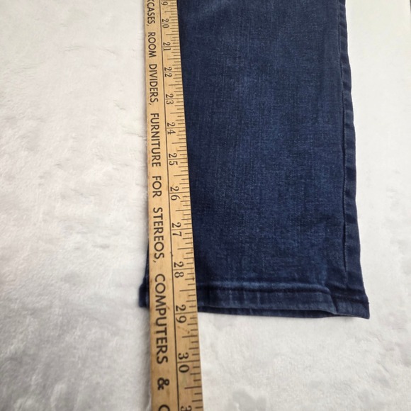 Old Navy Relaxed Slim Jeans Mens 34x32 Dark Wash Built-In Flex Tough Blue Denim - Picture 3 of 8